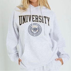 Over sized grey hoodie from garage. Worn 3 times